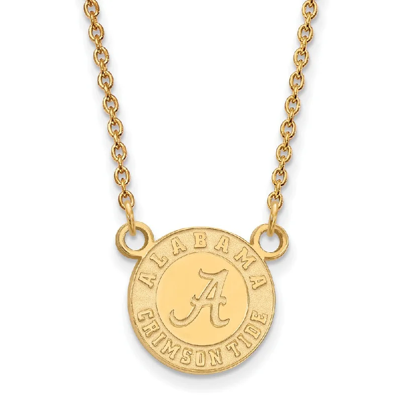 The Ultimate Jewelry Sale – Shop Premium Styles 14k Gold Plated Silver U of Alabama Sm Crimson Tide Necklace The Ultimate Jewelry Sale – Shop Premium Styles 14k Gold Plated Silver U of Alabama Sm Crimson Tide Necklace