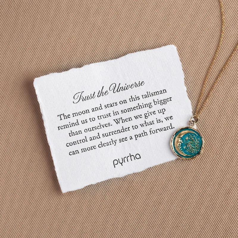 Your Perfect Accessory At The Perfect Price 14k Gold Trust the Universe Talisman - True Colors Your Perfect Accessory At The Perfect Price 14k Gold Trust the Universe Talisman - True Colors
