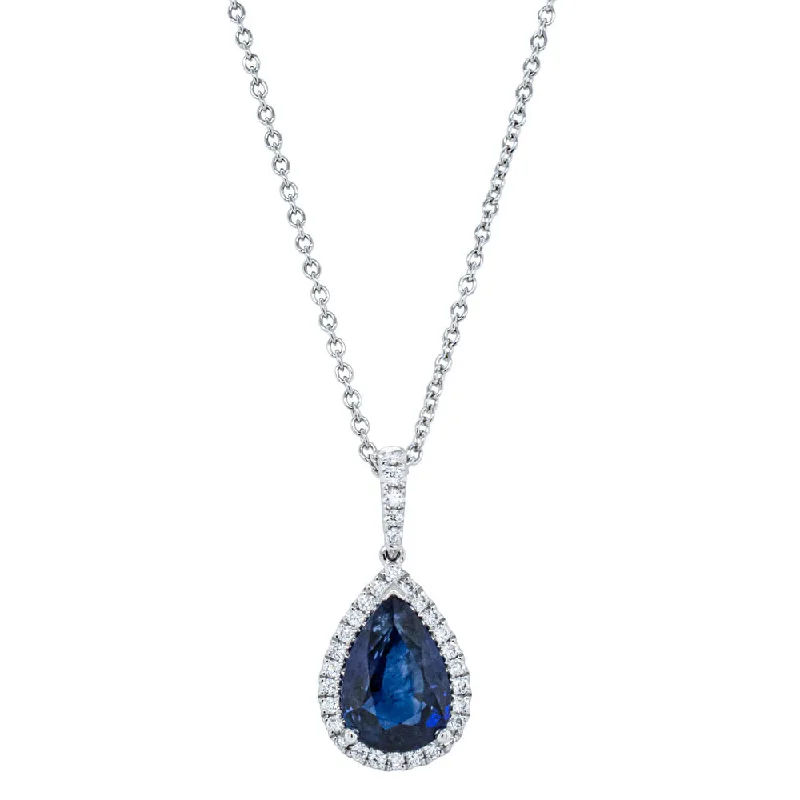 Limited-Time Offer On Premium Jewelry Collections 18ct White Gold 2.58ct Sapphire & Diamond Sierra Pendant Limited-Time Offer On Premium Jewelry Collections 18ct White Gold 2.58ct Sapphire & Diamond Sierra Pendant
