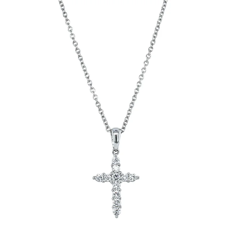 Best Jewelry Sale Prices – Limited-Time Offer 18ct White Gold .20ct Diamond Cross Pendant Best Jewelry Sale Prices – Limited-Time Offer 18ct White Gold .20ct Diamond Cross Pendant