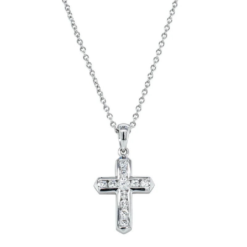 Shop Signature Jewelry Styles At Exclusive Prices 18ct White Gold .26ct Diamond Cross Pendant Shop Signature Jewelry Styles At Exclusive Prices 18ct White Gold .26ct Diamond Cross Pendant
