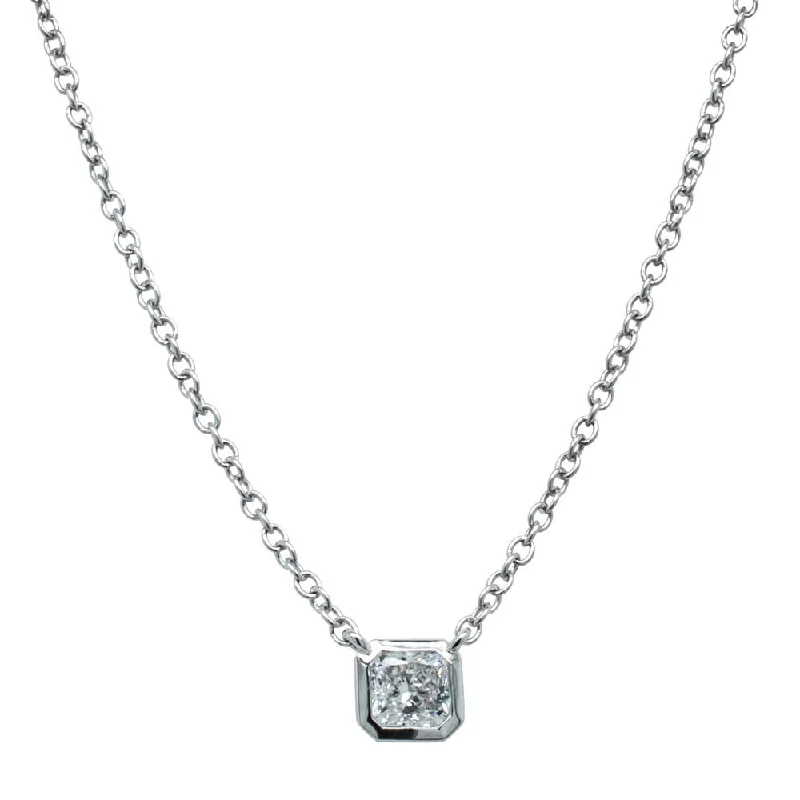 Elegant Necklaces And Bracelets At Limited-Time Offers 18ct White Gold .30ct Radiant Diamond Natalia Pendant Elegant Necklaces And Bracelets At Limited-Time Offers 18ct White Gold .30ct Radiant Diamond Natalia Pendant
