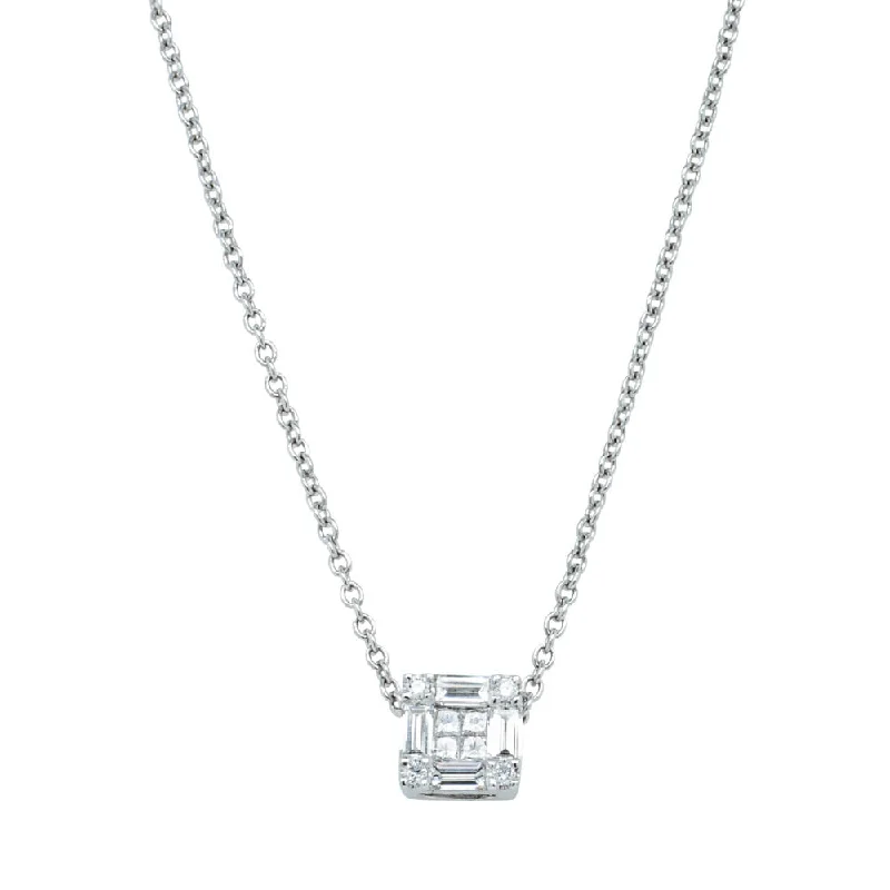 Fashion-Forward Jewelry At Incredible Prices 18ct White Gold Diamond Quattro Pendant Fashion-Forward Jewelry At Incredible Prices 18ct White Gold Diamond Quattro Pendant