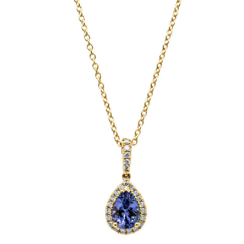 Limited Stock On Premium Jewelry At Low Prices 18ct Yellow Gold .83ct Tanzanite & Diamond Mini Sierra Pendant Limited Stock On Premium Jewelry At Low Prices 18ct Yellow Gold .83ct Tanzanite & Diamond Mini Sierra Pendant