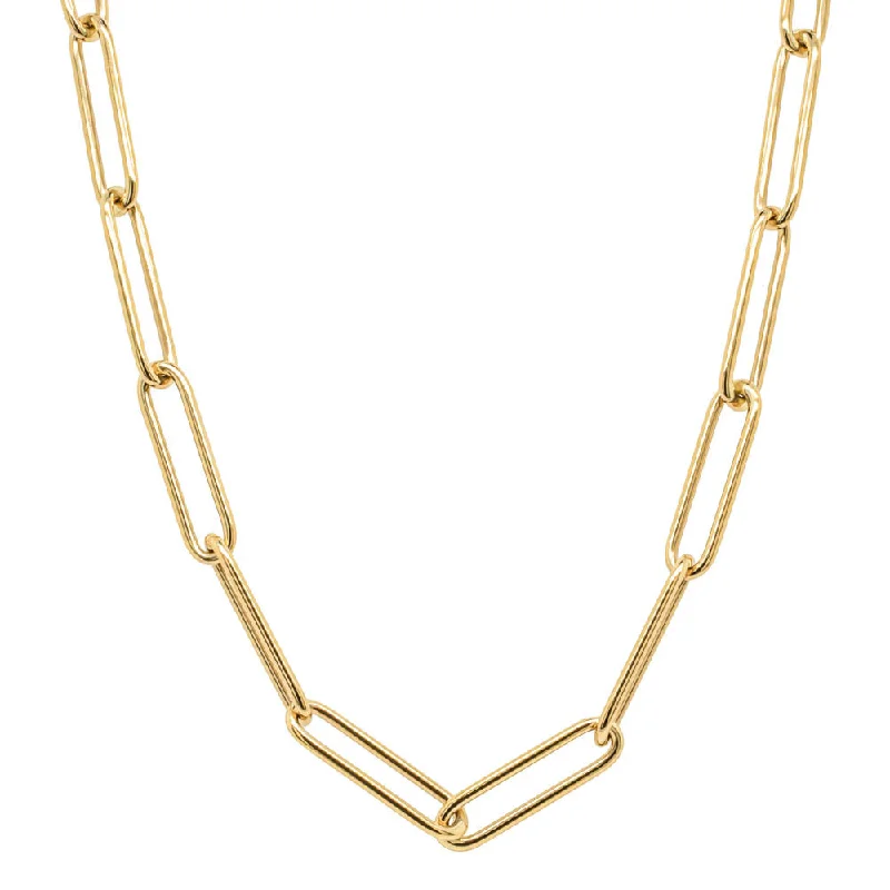 Adjustable Charm Bracelets For A Perfect Fit 18ct Yellow Gold Paperclip Link Necklace Adjustable Charm Bracelets For A Perfect Fit 18ct Yellow Gold Paperclip Link Necklace