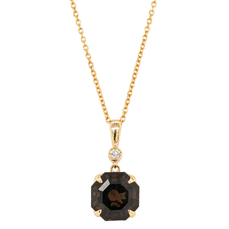 Unlock Unbeatable Jewelry Deals Before They’Re Gone 18ct Yellow Gold Smoky Quartz & Diamond Octavia Pendant Unlock Unbeatable Jewelry Deals Before They’Re Gone 18ct Yellow Gold Smoky Quartz & Diamond Octavia Pendant