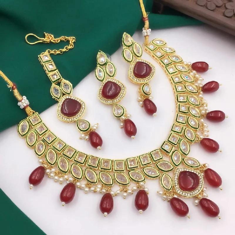 Best Jewelry Deals – Premium Quality At Exclusive Discounts 5G Jewellery Gold Plated Crystal Stone And Beads Necklace Set Best Jewelry Deals – Premium Quality At Exclusive Discounts 5G Jewellery Gold Plated Crystal Stone And Beads Necklace Set