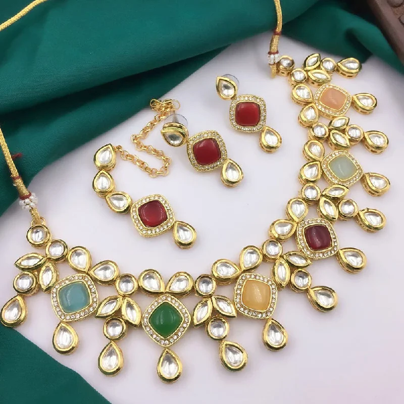 Luxury Jewelry Clearance – Shop Premium Styles Now 5G Jewellery Gold Plated Kundan Stone And Beads Necklace Set Luxury Jewelry Clearance – Shop Premium Styles Now 5G Jewellery Gold Plated Kundan Stone And Beads Necklace Set