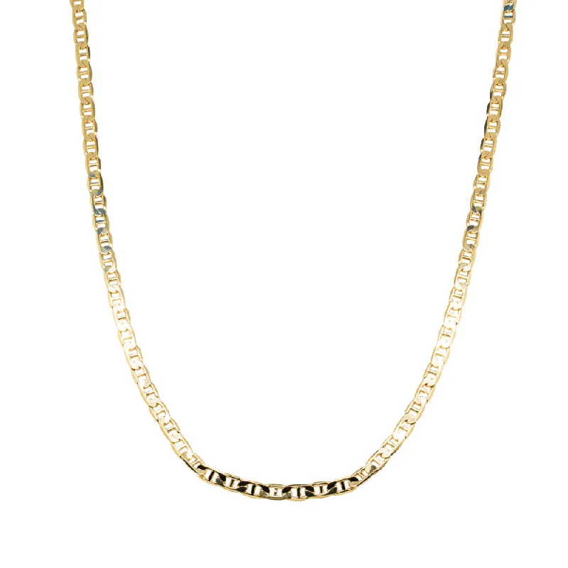 High-End Sparkle, Low-End Prices – Shop Now 9ct Yellow Gold Anchor Link Necklace