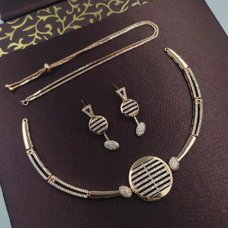 Upgrade Your Jewelry Collection For Less Aamrapali Gold Plated Austrian Stone Necklace Set Upgrade Your Jewelry Collection For Less Aamrapali Gold Plated Austrian Stone Necklace Set