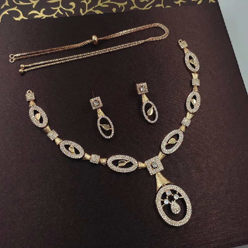Once-A-Year Jewelry Deals – Shop Before They’Re Gone Aamrapali Gold Plated Austrian Stone Necklace Set