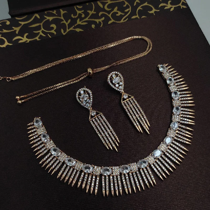 Don't Miss These Dazzling Jewelry Discounts Aamrapali Gold Plated Austrian Stone Necklace Set Don't Miss These Dazzling Jewelry Discounts Aamrapali Gold Plated Austrian Stone Necklace Set