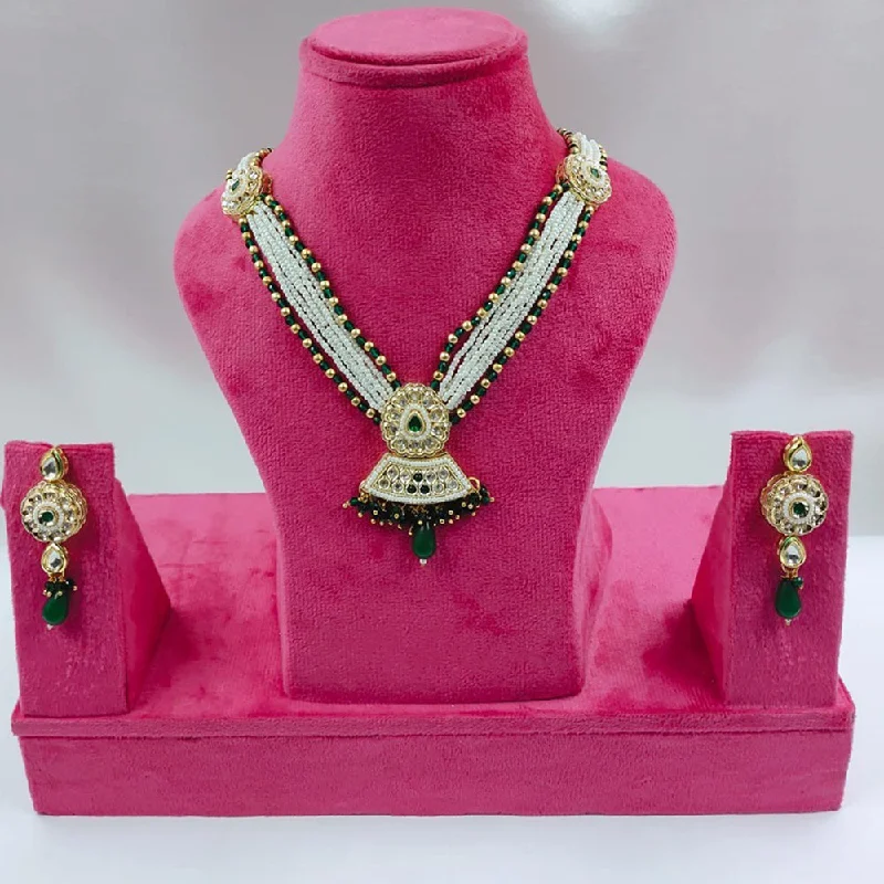 Flash Sale On Exquisite Jewelry – Don't Miss Out Akruti Collection Gold Plated Kundan Stone And Pearls Necklace Set Flash Sale On Exquisite Jewelry – Don't Miss Out Akruti Collection Gold Plated Kundan Stone And Pearls Necklace Set
