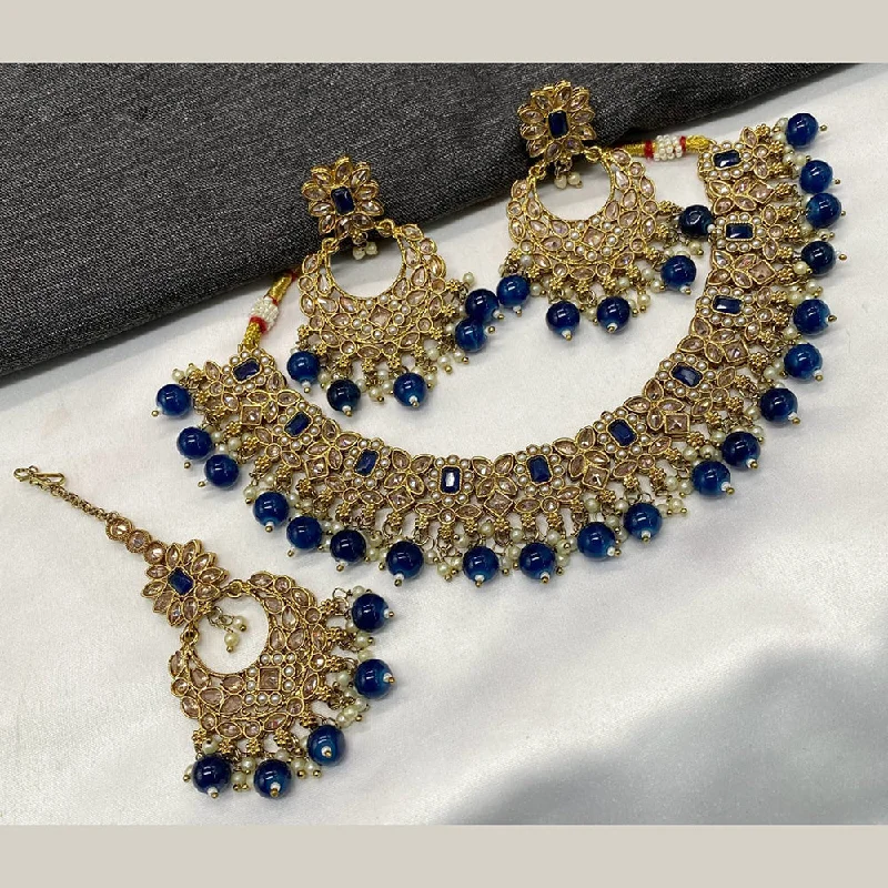 Luxury Jewelry Now At Special Promotional Rates Amoliya Jewels Gold Plated Crystal Stone Necklace Set Luxury Jewelry Now At Special Promotional Rates Amoliya Jewels Gold Plated Crystal Stone Necklace Set