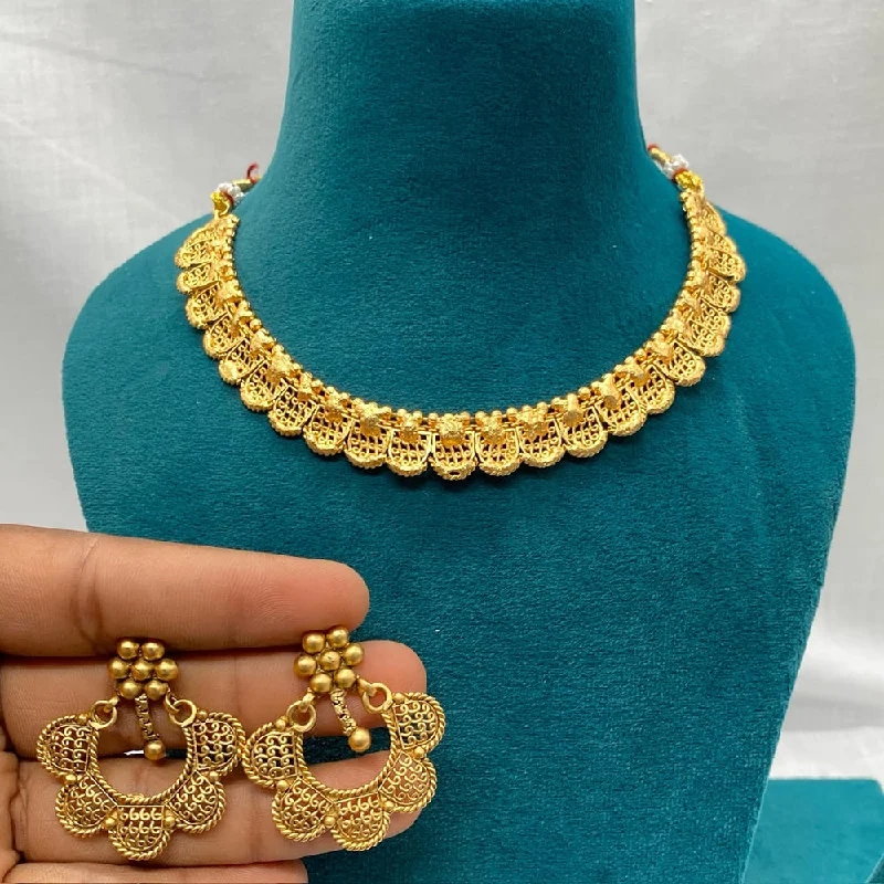 Grab Your Dream Jewelry At The Lowest Prices Amoliya Jewels Gold Plated Necklace Set Grab Your Dream Jewelry At The Lowest Prices Amoliya Jewels Gold Plated Necklace Set