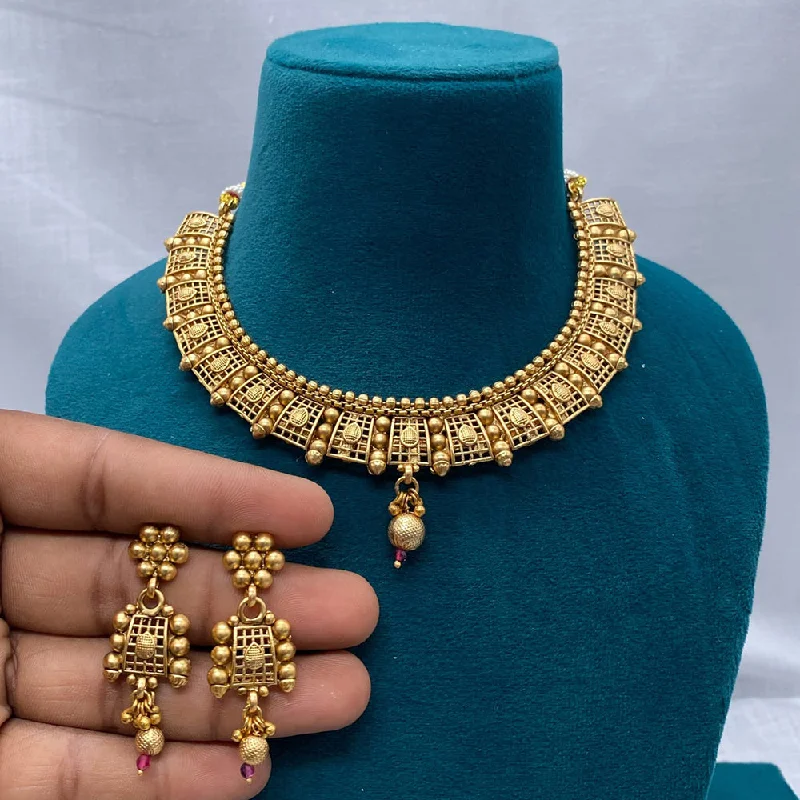 Shop Trending Jewelry With Exclusive Savings Amoliya Jewels Gold Plated Necklace Set Shop Trending Jewelry With Exclusive Savings Amoliya Jewels Gold Plated Necklace Set