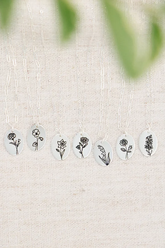Jewelry Clearance Event – Stock Up Before It's Over birth flower necklace