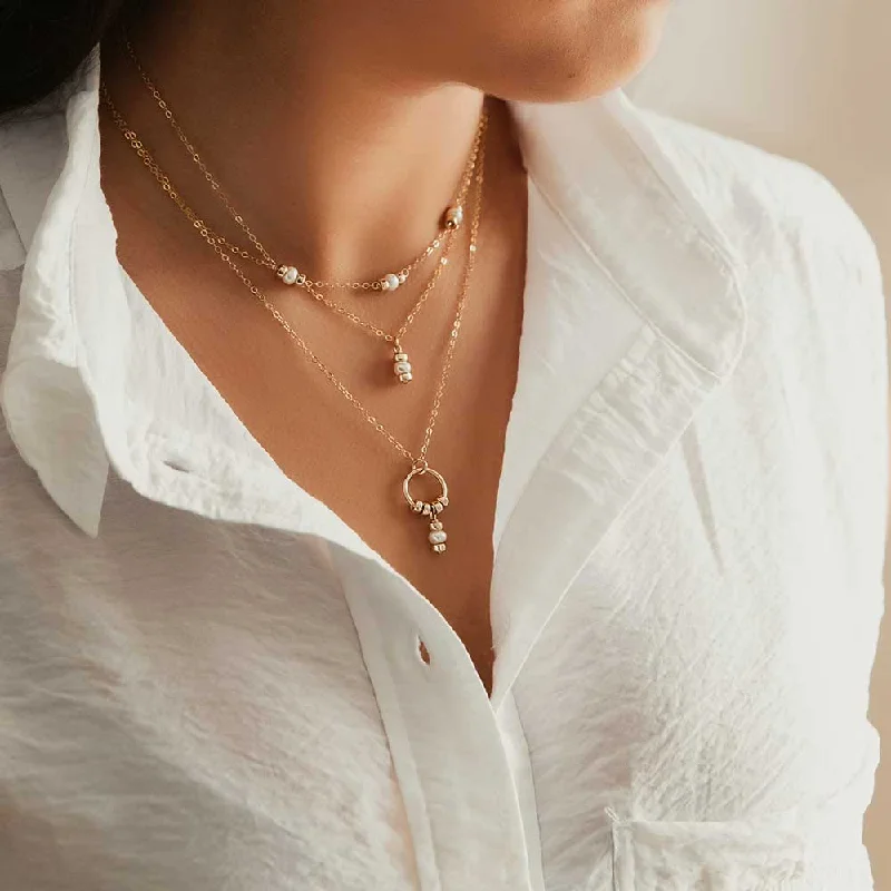 Flash Sale On Stunning Jewelry – Don't Miss Out Comfort Collection - White Pearl Drop Necklace Flash Sale On Stunning Jewelry – Don't Miss Out Comfort Collection - White Pearl Drop Necklace