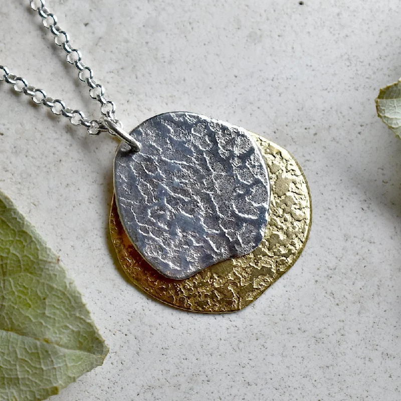 Elegant Jewelry At Unbeatable Prices – Shop Today 'Concrete & Ashes' Patterned Double Pendant Necklace Elegant Jewelry At Unbeatable Prices – Shop Today 'Concrete & Ashes' Patterned Double Pendant Necklace
