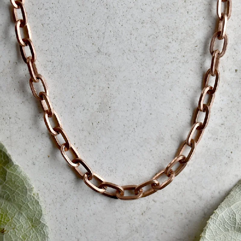The Perfect Accessory For Less – Jewelry Sale Live Copper Heavy Gauge Link Chain