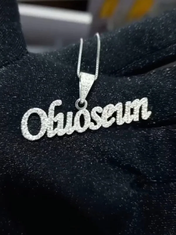 Glamorous Jewelry, Glamorous Deals – Shop Now Custom Name Moissanite Necklace in 925 Sterling Silver Glamorous Jewelry, Glamorous Deals – Shop Now Custom Name Moissanite Necklace in 925 Sterling Silver