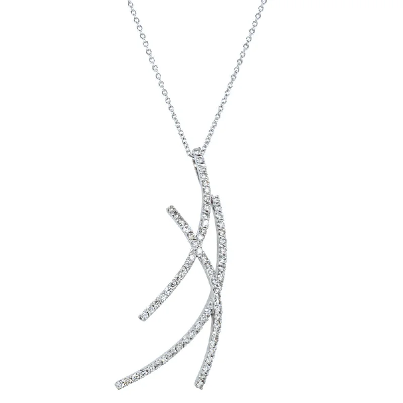 Chic, Trendy, And Affordable Jewelry Sale Deja Vu 18ct White Gold .51ct Diamond Kiss Pendant Chic, Trendy, And Affordable Jewelry Sale Deja Vu 18ct White Gold .51ct Diamond Kiss Pendant