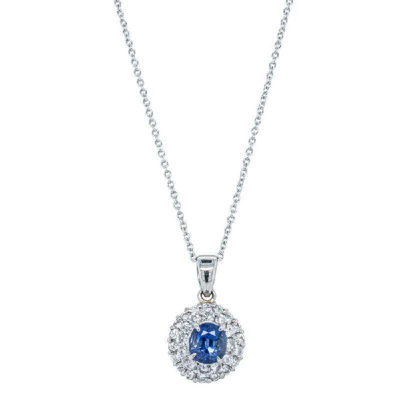 Elegant Designs, Unbeatable Discounts – Shop Jewelry Now Deja Vu Platinum 1.70ct Sapphire & Diamond Pendant Elegant Designs, Unbeatable Discounts – Shop Jewelry Now Deja Vu Platinum 1.70ct Sapphire & Diamond Pendant