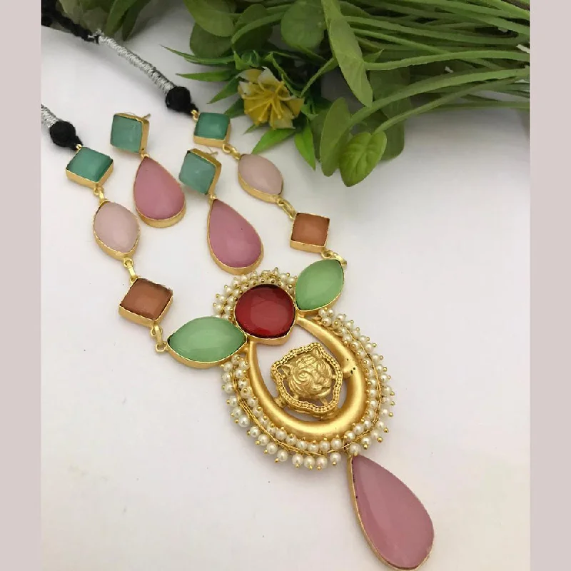 The Ultimate Jewelry Sale – Exclusive Styles At Great Prices FS Collection Gold Plated Sabyasachi Style Necklace Set The Ultimate Jewelry Sale – Exclusive Styles At Great Prices FS Collection Gold Plated Sabyasachi Style Necklace Set