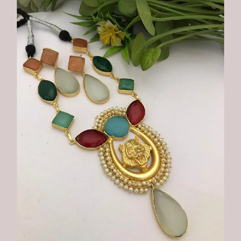 Final Call – Shop Exquisite Jewelry Before It's Gone FS Collection Gold Plated Sabyasachi Style Necklace Set Final Call – Shop Exquisite Jewelry Before It's Gone FS Collection Gold Plated Sabyasachi Style Necklace Set