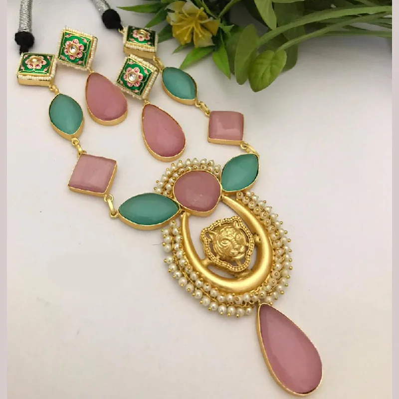 Flash Sale On Stunning Jewelry – Limited Stock Available FS Collection Gold Plated Sabyasachi Style Necklace Set Flash Sale On Stunning Jewelry – Limited Stock Available FS Collection Gold Plated Sabyasachi Style Necklace Set