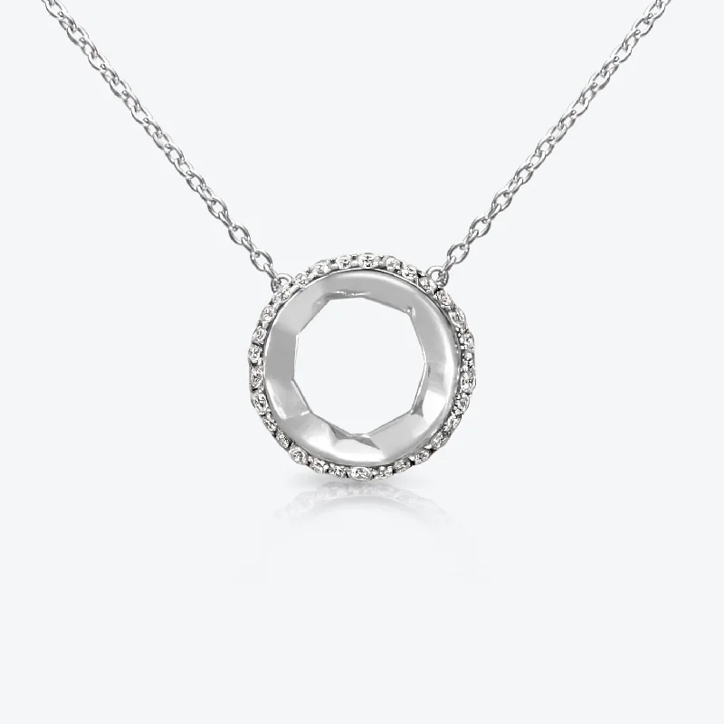 Elevate Your Jewelry Collection With Limited-Time Savings A. Sun Halo Aura 18K White Gold Necklace w. Lab-Grown Diamond Pavé Elevate Your Jewelry Collection With Limited-Time Savings A. Sun Halo Aura 18K White Gold Necklace w. Lab-Grown Diamond Pavé