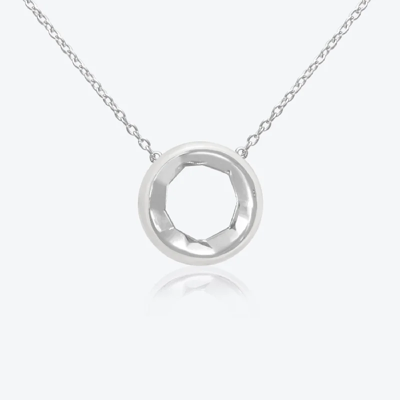 Dazzle In Elegance With Our Biggest Jewelry Sale A. Sun Halo Silver Necklace w. Snow White Enamel Dazzle In Elegance With Our Biggest Jewelry Sale A. Sun Halo Silver Necklace w. Snow White Enamel