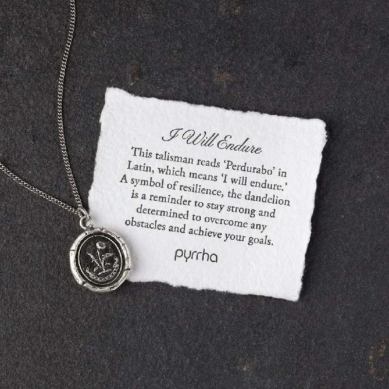 Unmissable Jewelry Clearance – Final Reductions I Will Endure Talisman