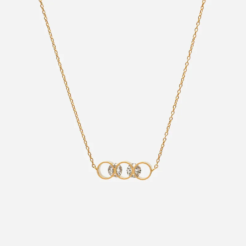 Limited-Stock Jewelry Sale – Once It's Gone, It's Gone Con Long 18K Gold Necklace w. Diamonds Limited-Stock Jewelry Sale – Once It's Gone, It's Gone Con Long 18K Gold Necklace w. Diamonds
