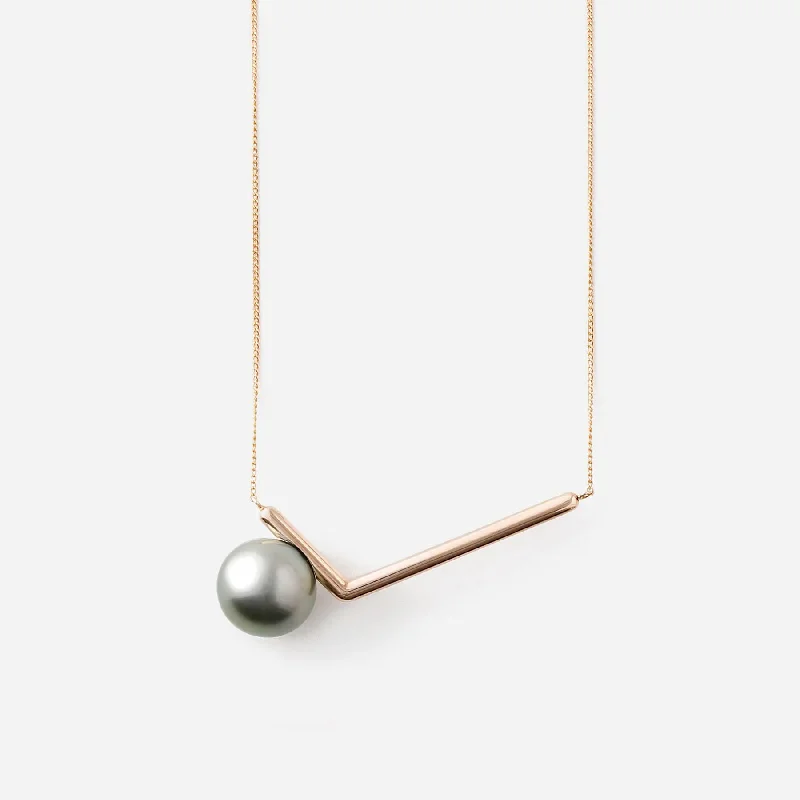 Gorgeous Jewelry, Limited-Time Savings Januka Dent 18K Gold Necklace w. Pearl