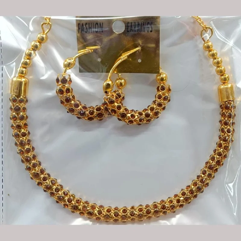 Shop Jewelry That Shines Without The High Price Kavita Art Gold Plated Austrian Stone Necklace Set Shop Jewelry That Shines Without The High Price Kavita Art Gold Plated Austrian Stone Necklace Set
