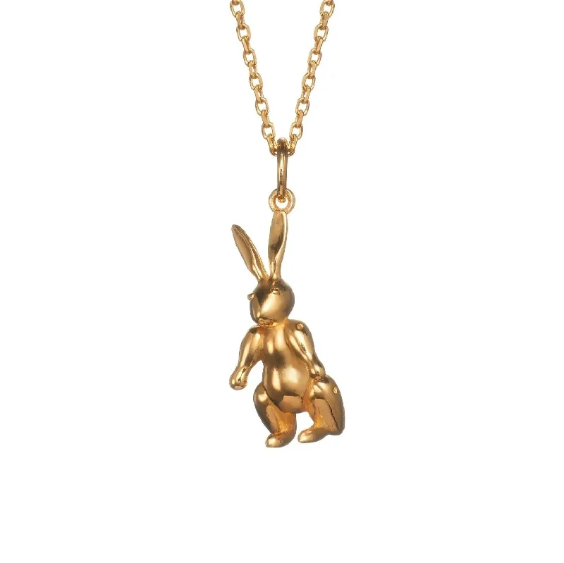 Special Deals On Handcrafted And Designer Jewelry Rabbit Gold Plated Necklace