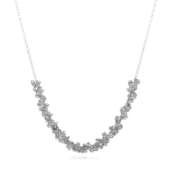 Romantic Heart-Shaped Jewelry For Special Gifts Large Nugget Cluster Necklace