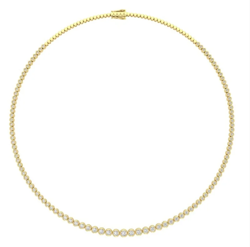 Buy More, Save More – Special Jewelry Discounts Ella 14K Gold Tennis Necklace
