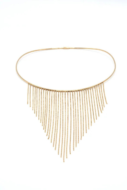 Make Your Outfit Shine With Discounted Jewelry CHOKER35 18K Gold Necklace