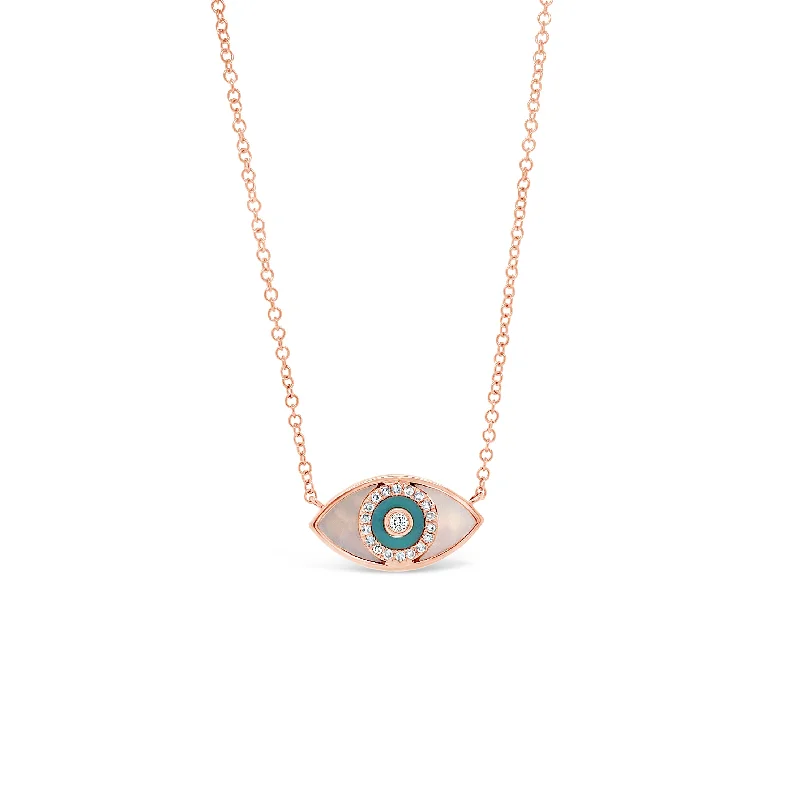 Jewelry Clearance – Final Chance To Save Big Mother of Pearl & Diamond Evil Eye Pendant Jewelry Clearance – Final Chance To Save Big Mother of Pearl & Diamond Evil Eye Pendant