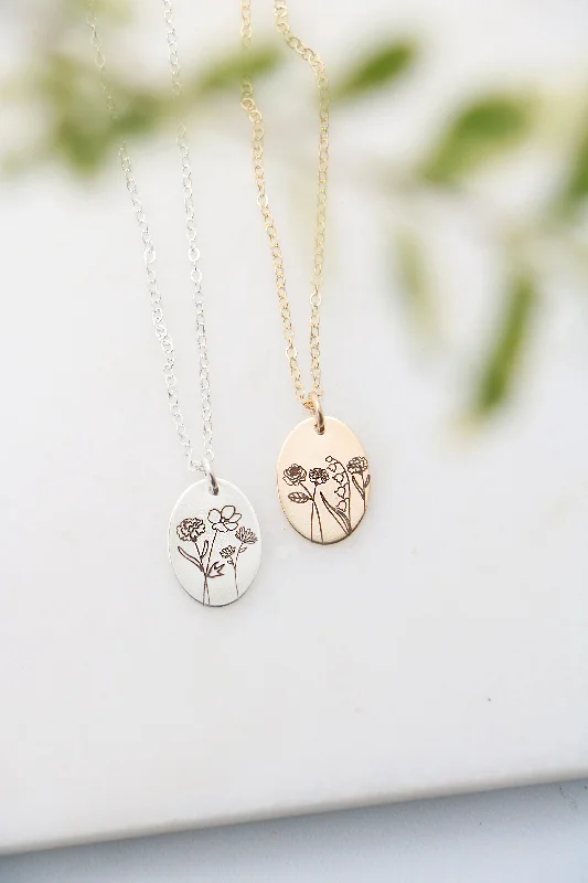 Exclusive Jewelry Sale Event – Shop Now birthflower bouquet necklace