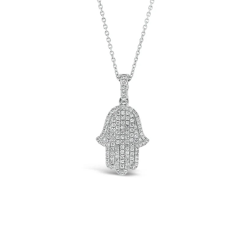 Must-Have Jewelry At Unbelievable Discounts Pave Diamond Hamsa Pendant