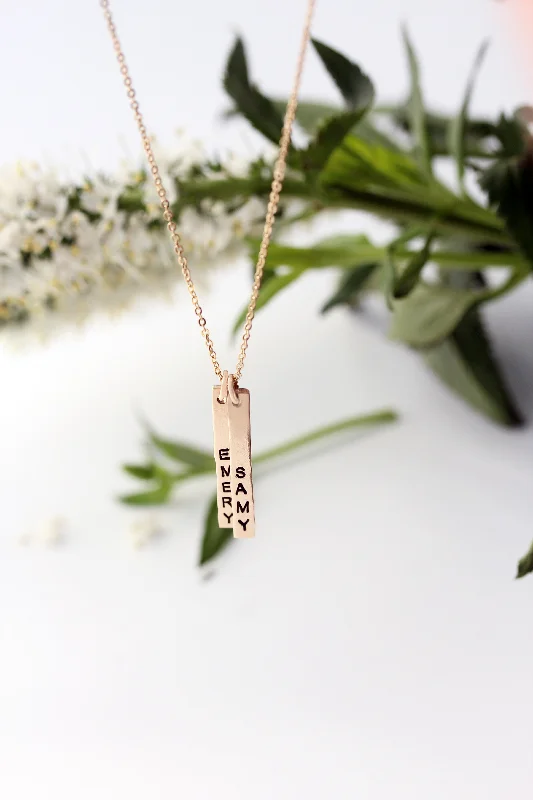 Buy More, Save More – Special Jewelry Discounts petite vertical bar necklace { silver + gold } Buy More, Save More – Special Jewelry Discounts petite vertical bar necklace { silver + gold }