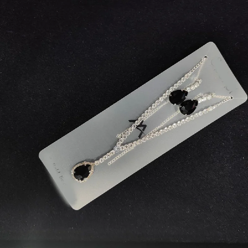 Limited-Stock Jewelry Sale – Shop Before It's Gone Pooja Bangles Silver Plated Crystal Stone Necklace Set Limited-Stock Jewelry Sale – Shop Before It's Gone Pooja Bangles Silver Plated Crystal Stone Necklace Set