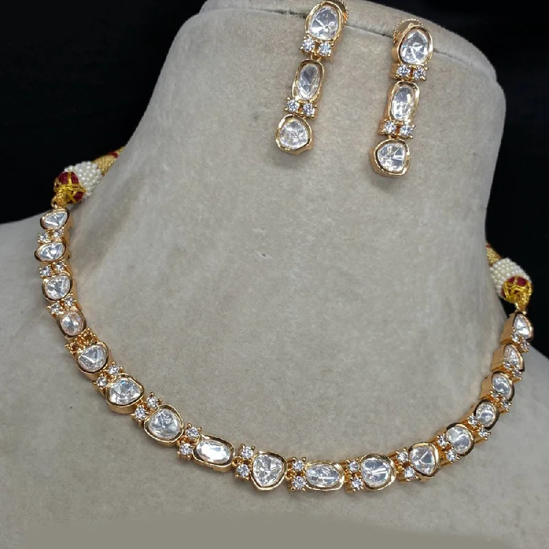 Affordable Luxury Jewelry For Every Occasion Prime Kundan Jewellery Gold Plated Polki Kundan Necklace Set