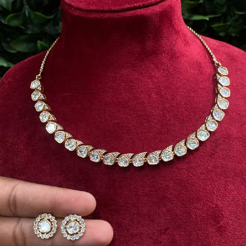 Huge Savings On Timeless Jewelry Collections Prime Kundan Jewellery Gold Plated Polki Kundan Necklace Set Huge Savings On Timeless Jewelry Collections Prime Kundan Jewellery Gold Plated Polki Kundan Necklace Set
