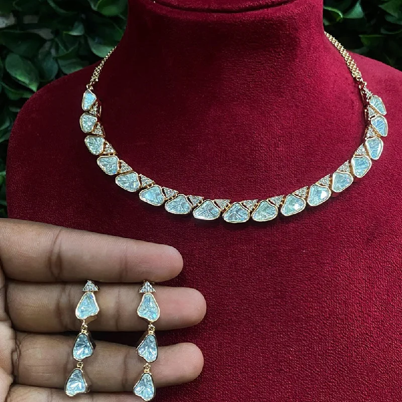 Affordable Glamour – Premium Jewelry At Special Prices Prime Kundan Jewellery Gold Plated Polki Kundan Necklace Set Affordable Glamour – Premium Jewelry At Special Prices Prime Kundan Jewellery Gold Plated Polki Kundan Necklace Set