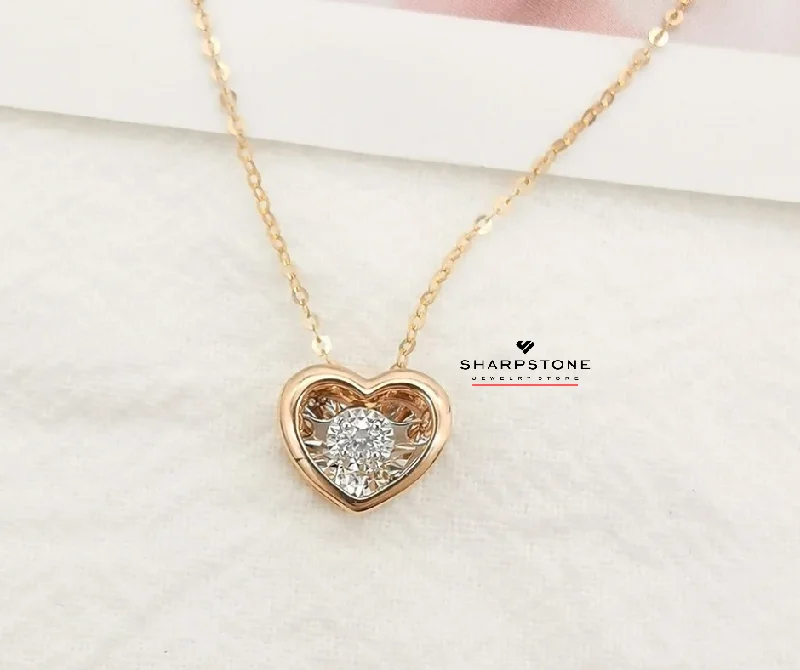 Exclusive Jewelry Markdowns – Limited-Time Offer Rhythmic Heart Necklace in 18 Karat Solid Gold Exclusive Jewelry Markdowns – Limited-Time Offer Rhythmic Heart Necklace in 18 Karat Solid Gold