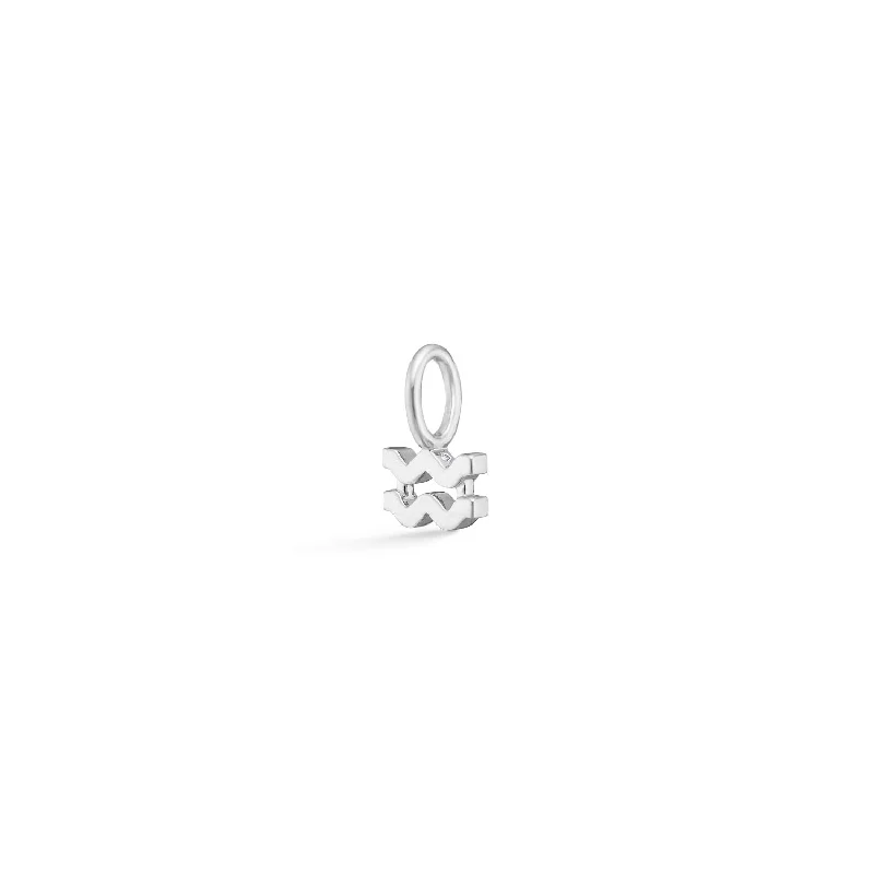 Stunning Jewelry Pieces At The Lowest Prices Ever My Zodiac Aquarius 18K Whitegold Pendant w. Diamonds Stunning Jewelry Pieces At The Lowest Prices Ever My Zodiac Aquarius 18K Whitegold Pendant w. Diamonds